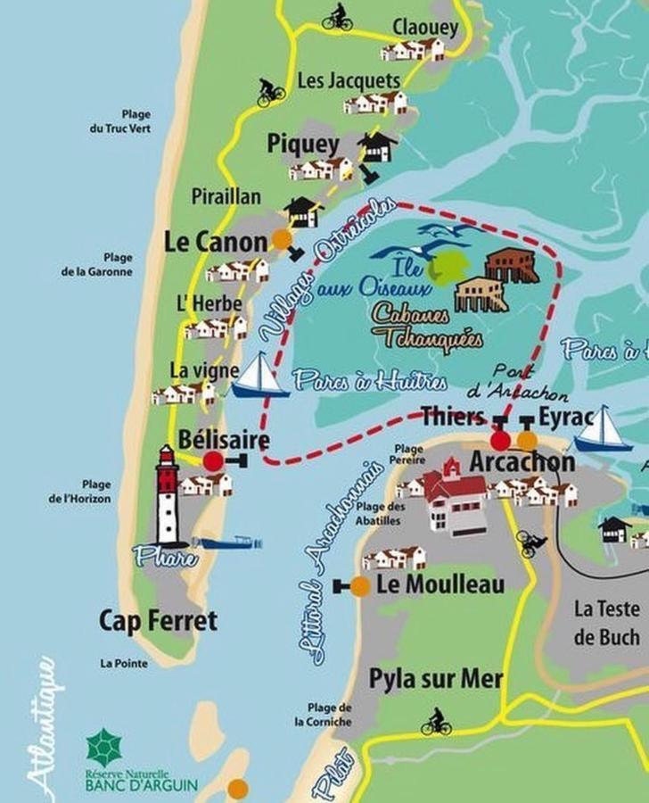 Tiny House Famille Nature Cap Ferret Claouey Zewnętrze zdjęcie